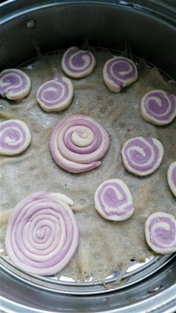 花样紫薯馒头的做法步骤20