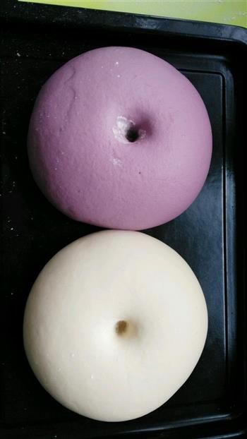 花样紫薯馒头的做法图解7