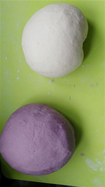 花样紫薯馒头的做法步骤8