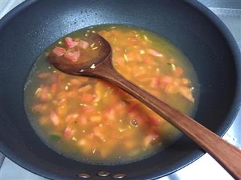 快手西红柿疙瘩汤的做法步骤3