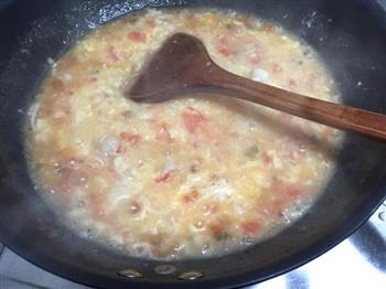 快手西红柿疙瘩汤的做法步骤5