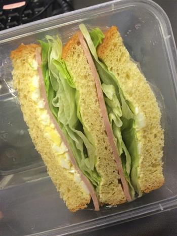 超超超简单早餐三明治的做法步骤5