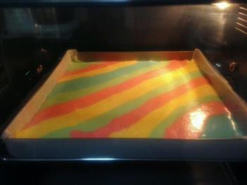 彩虹蛋糕卷的做法步骤12