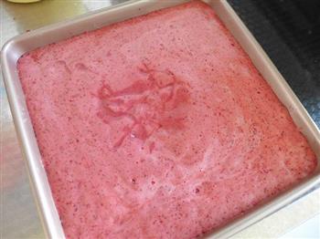 红丝绒海绵蛋糕的做法步骤12