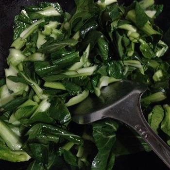 青菜面疙瘩汤的做法图解6