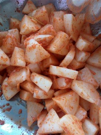 韩国泡菜 辣白菜 腌萝卜的做法步骤7
