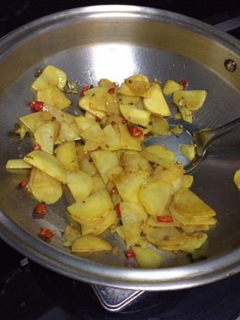 酸辣土豆片的做法步骤3