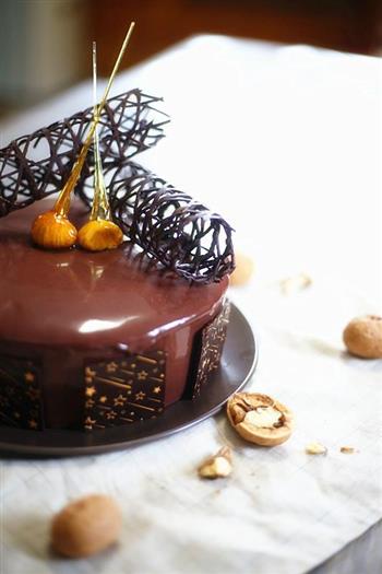 巧克力镜面慕斯蛋糕的做法图解25