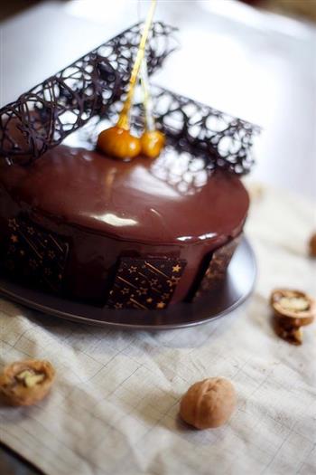 巧克力镜面慕斯蛋糕的做法图解27