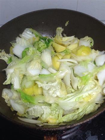 白菜炖冻豆腐的做法步骤4