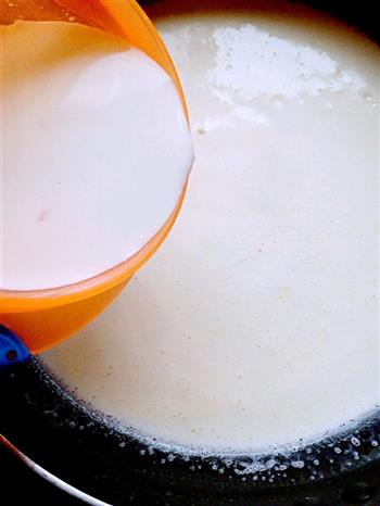 椰丝牛奶小方糕的做法图解6