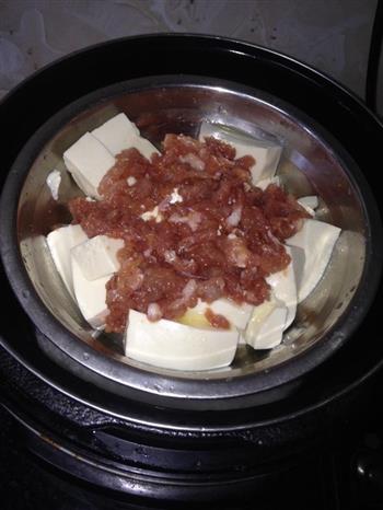 豆腐蒸肉的做法步骤4