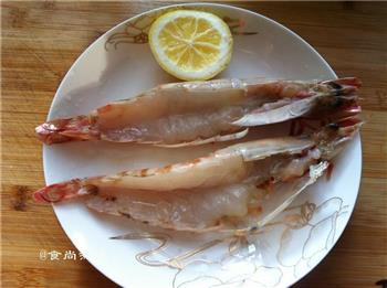 柠香干煎大虾的做法步骤4