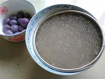 紫薯丸子西米露的做法步骤12