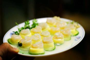 清蒸虾仁日本豆腐的做法图解3