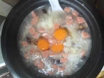 火腿鸡蛋粥的做法图解6