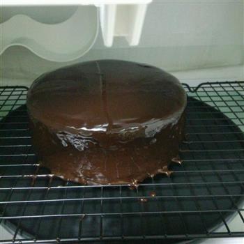 巧克力镜面慕斯蛋糕的做法步骤13