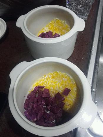 玉米紫薯粥的做法步骤3