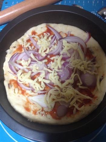 披萨预拌粉做6寸披萨的做法步骤8