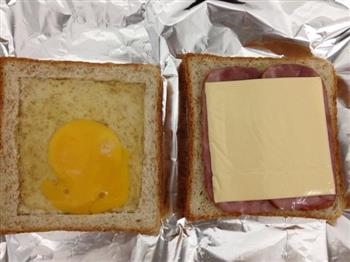 爱心早餐-三明治的做法图解3