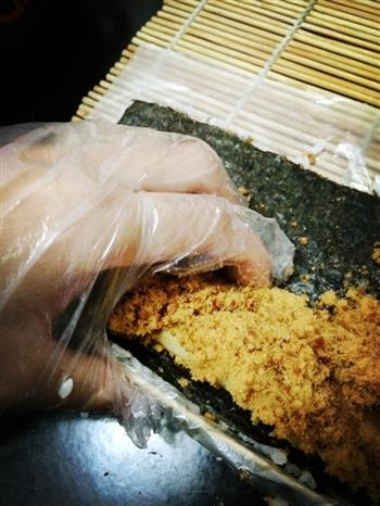 黄桃肉松里卷寿司的做法图解8