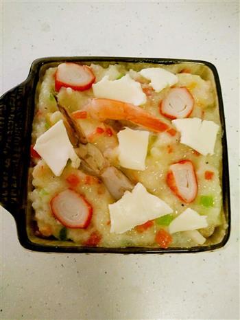 海鲜芝士香焗土豆泥的做法步骤11