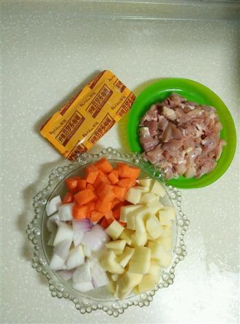 超简单美味咖喱鸡肉饭的做法步骤1