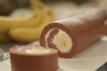 巧克力香蕉卷的做法步骤13