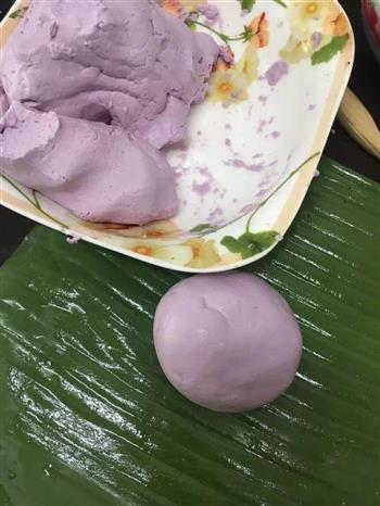 紫色糯米糍粑的做法图解6