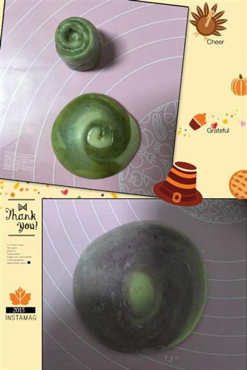 多彩紫薯抹茶酥的做法步骤7