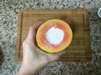 木瓜椰奶冻的做法图解5