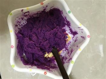 双色紫薯汤圆的做法步骤3