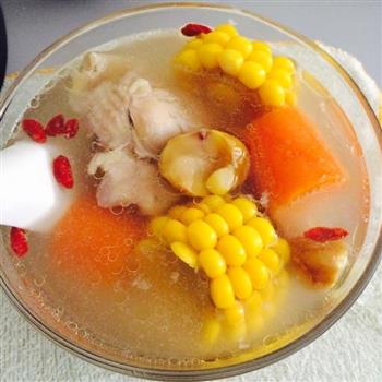 栗子鸡汤高压锅版的做法步骤4