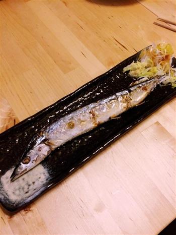 日式盐烤秋刀鱼的做法步骤12