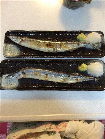 日式盐烤秋刀鱼的做法图解9
