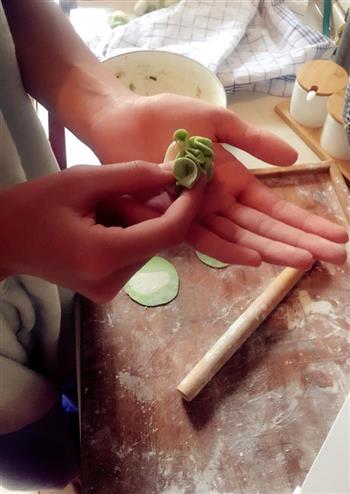 翡翠白菜水饺的做法步骤7