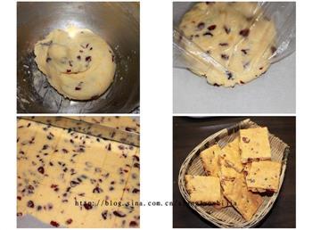 酥 香 脆-蔓越莓奶酪饼干的做法步骤2