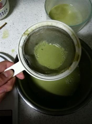 豆浆抹茶布丁的做法步骤7