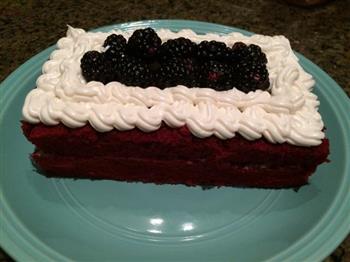 黑莓红丝绒蛋糕的做法步骤1