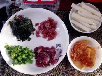 韩国泡菜年糕的做法步骤1