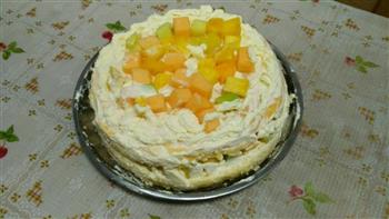 奶油水果生日蛋糕的做法图解17