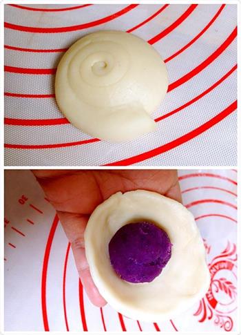 紫薯酥饼的做法步骤7