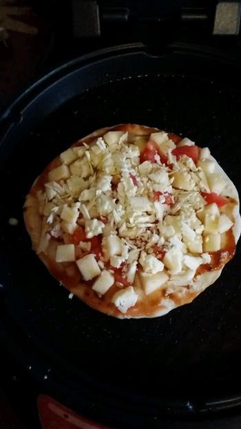 自制迷你脆皮水果披萨的做法步骤5