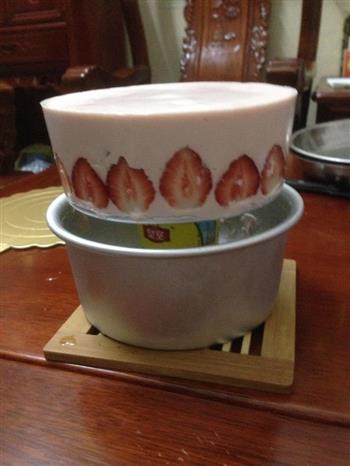 草莓乳酪蛋糕的做法步骤7