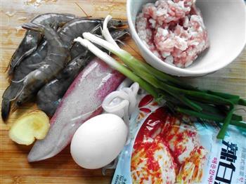 海鲜泡菜煎饼的做法步骤1