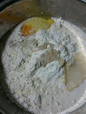 奶香椰蓉面包-手揉版的做法步骤2
