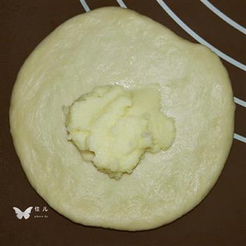 奶油奶酪花朵面包的做法图解10