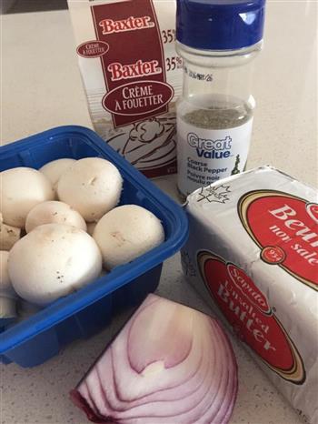 奶油蘑菇浓汤的做法步骤1
