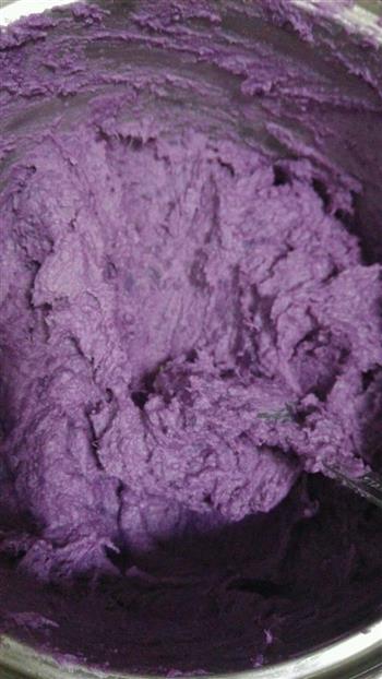 榴莲紫薯派的做法步骤2