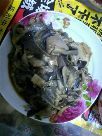鲜蘑菇炒肉的做法步骤4